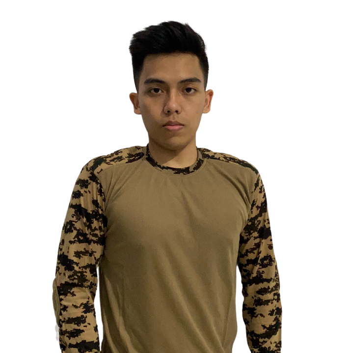 Kaos Loreng Pramuka Scout Raglan Lapangan Lengan Panjang Pria dan Wanita