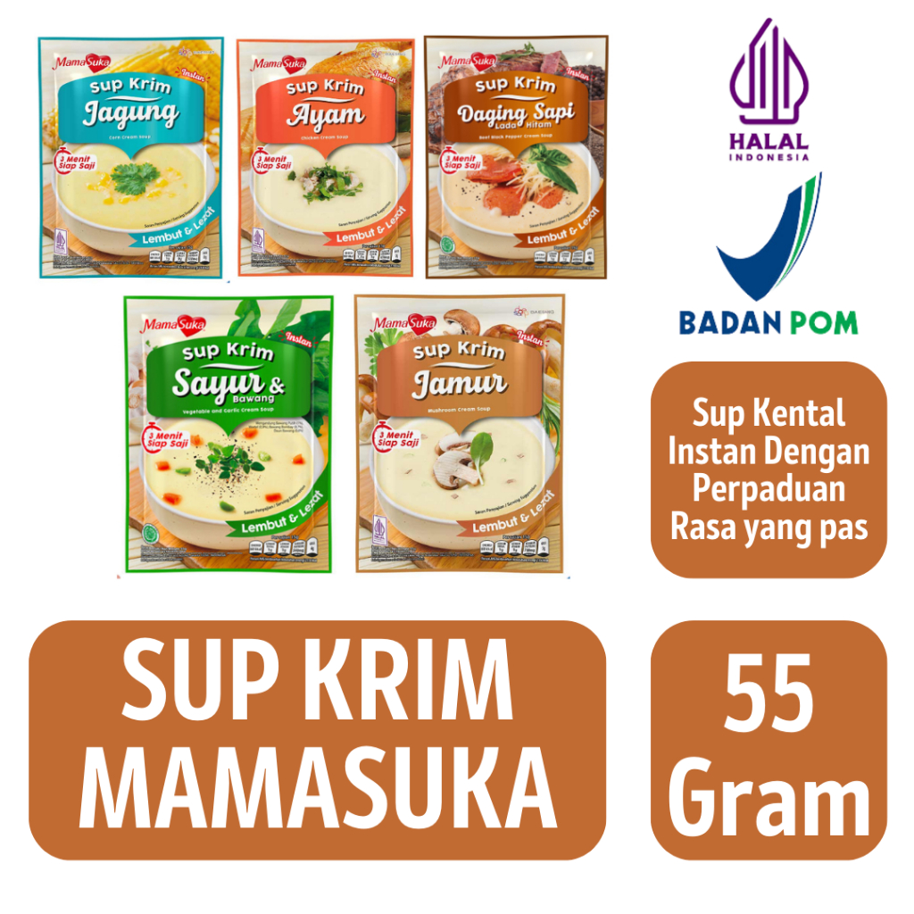 

Sup Krim Mama Suka All Varian [55 Gram]