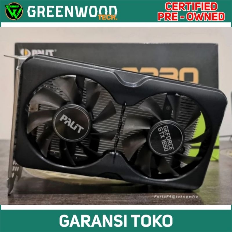 VGA NVDIA GTX 1650 4GB GDDR6 DIATAS 1050 Ti