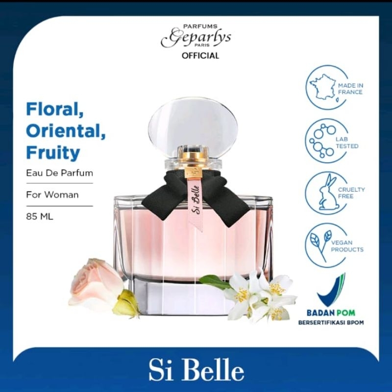 Parfum Geparlys Si Belle ☘️Yuri Kosmetik☘️