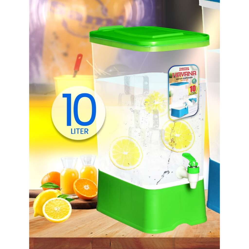 TABITHA Tempat Penyimpanan Wadah Es Buah 10 LITER Kran HAVANA ICE BUCKET Tempat Es Teh KUAT KOKOH
