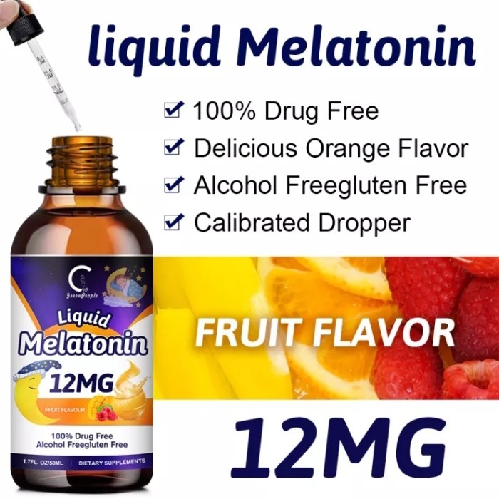 MELATONIN LIQUID 12mg ISI 50ML