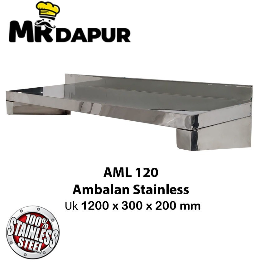 AmbalanStainless Steel MrDapur AML120 Dapur kitchen