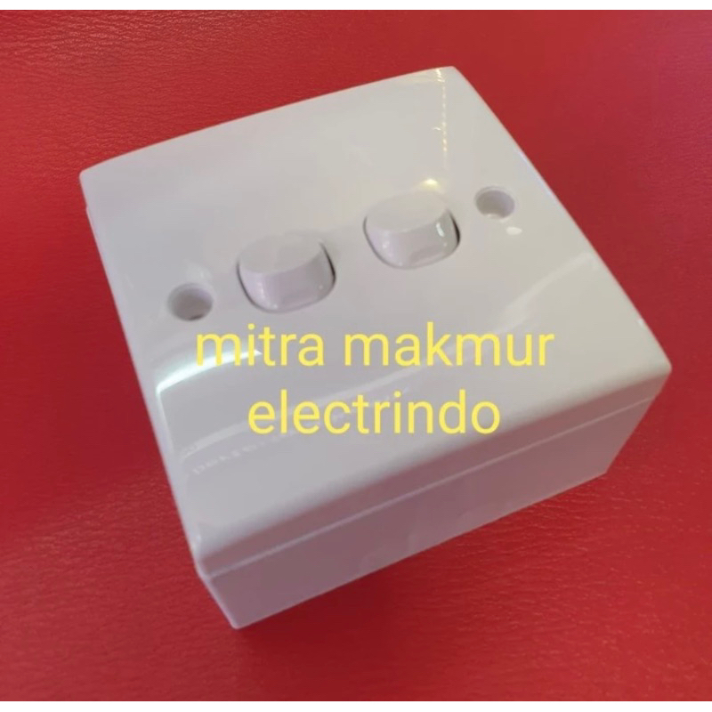 saklar seri double switch schneider / clipsal outbow