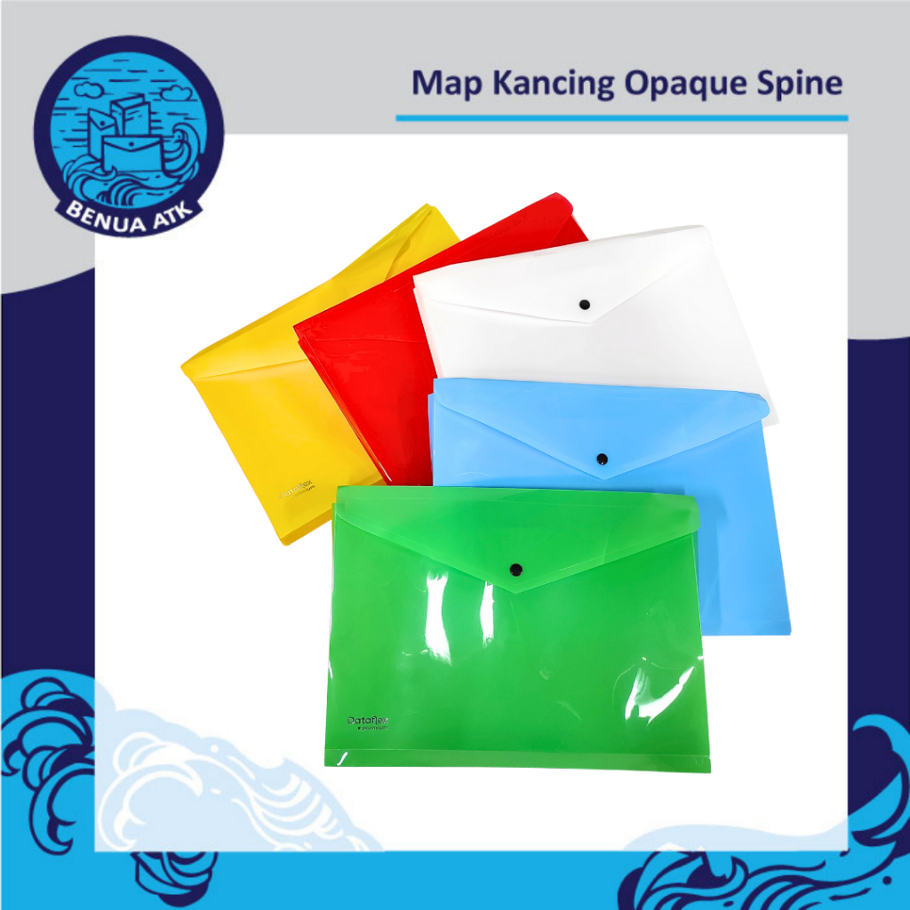 

Map Plastik Kancing Spine Opaque / Document Bag Jumbo Premium Folio Dataflex DF-71211