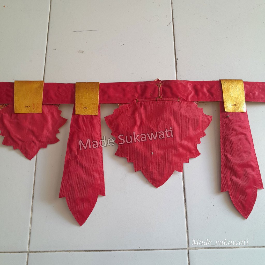 Sabuk Ampok Ampok Kulit Kreasi Aksesoris Tari Bali Kualitas Premium