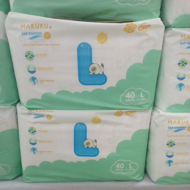MAKUKU SAP DIAPERS L 40