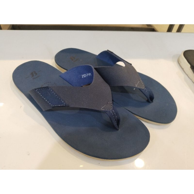 sandal kulit pria bata