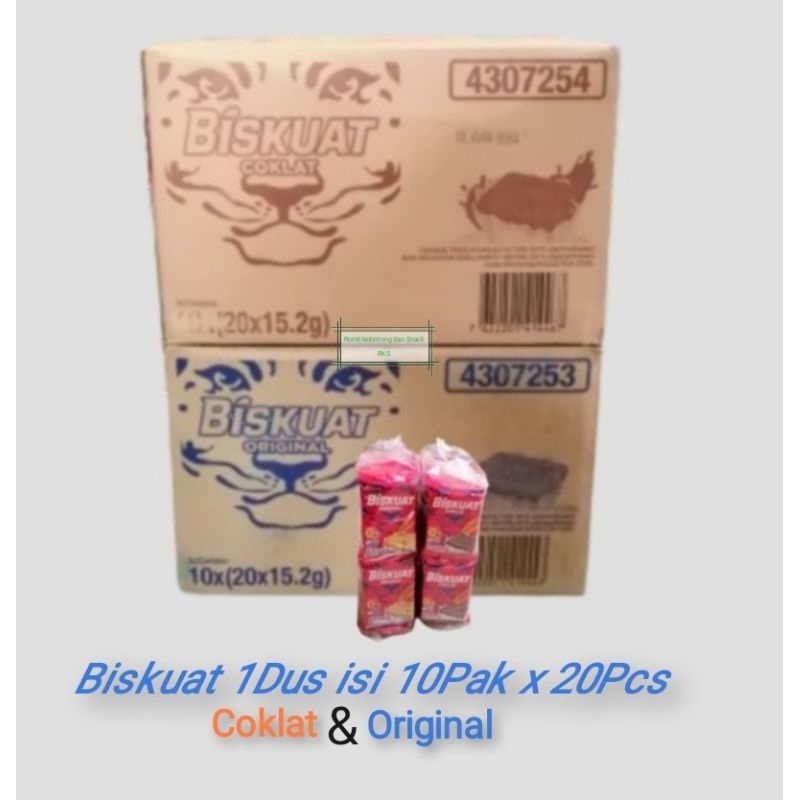 

Biskuat Biskuit Susu Renceng 1 Dus / Karton isi 10 Pak x 20 Renceng (200Pcs)