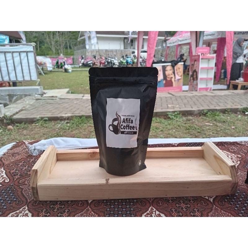 

KOPI BOGOR ROBUSTA AFIFA COFFEE BUBUK HITAM MURNI TANPA CAMPURAN