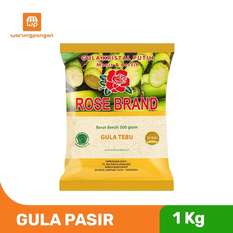 

(8X1) GULA ROSEBRAND KUNING KEMASAN 1KILO Khusus cargo