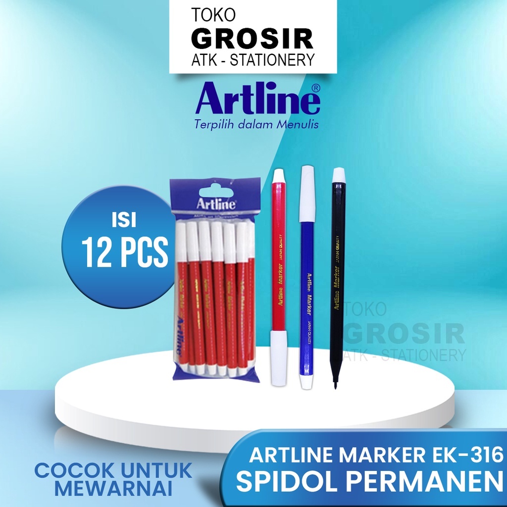 

GROSIR Spidol Serbaguna Artline 316 (12 pcs)
