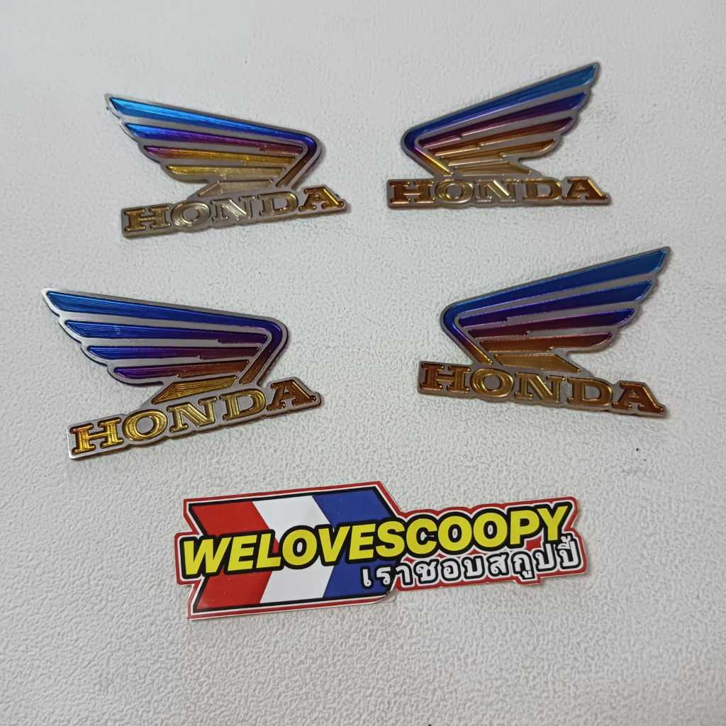 EMBLEM WING HONDA TITANIUM VIET ORIGINAL / EMBLEM WING TITANIUM / EMBLEM SAYAP HONDA TITANIUM