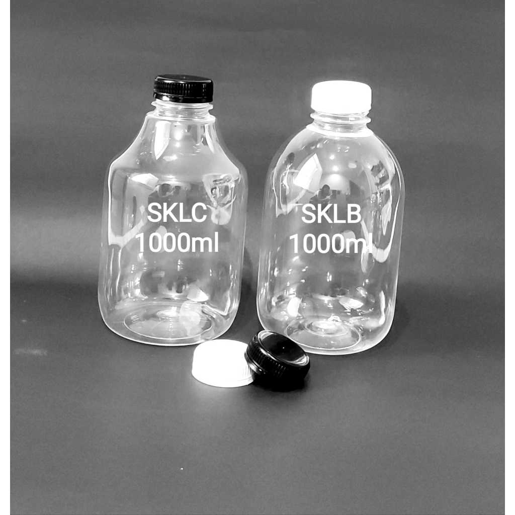 (ISI 6pc) Botol SKLC 1000ml / SKLB 1000ml TEBAL PREMIUM / Botol PET Gendut 1000ml / Botol Kemasan Mi