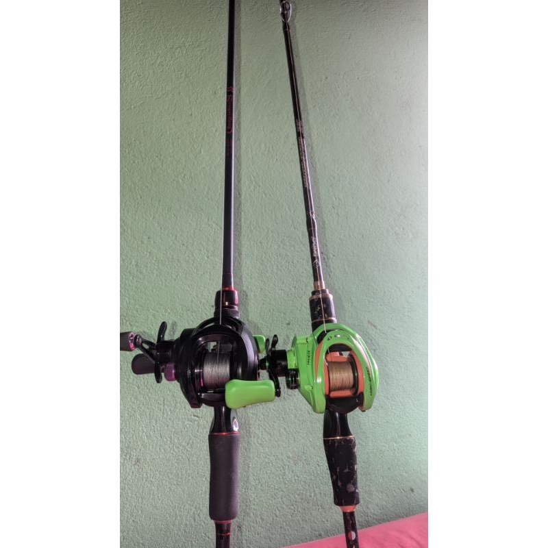 pancing bekas (second) merk seahawk bass hunter dan sougaliyang