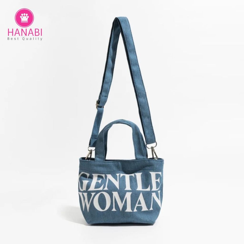 HANABI-tas selempang tas premium GENTLE JEANS KECIL tas wanita tas jalanjalan
