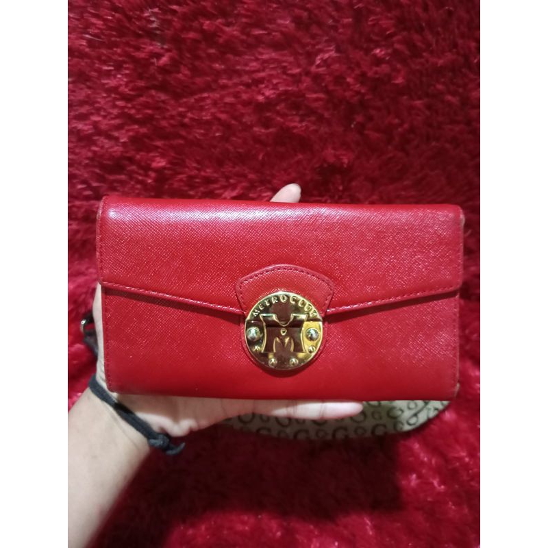 DOMPET METROCITY RED WALLET PRELOVED