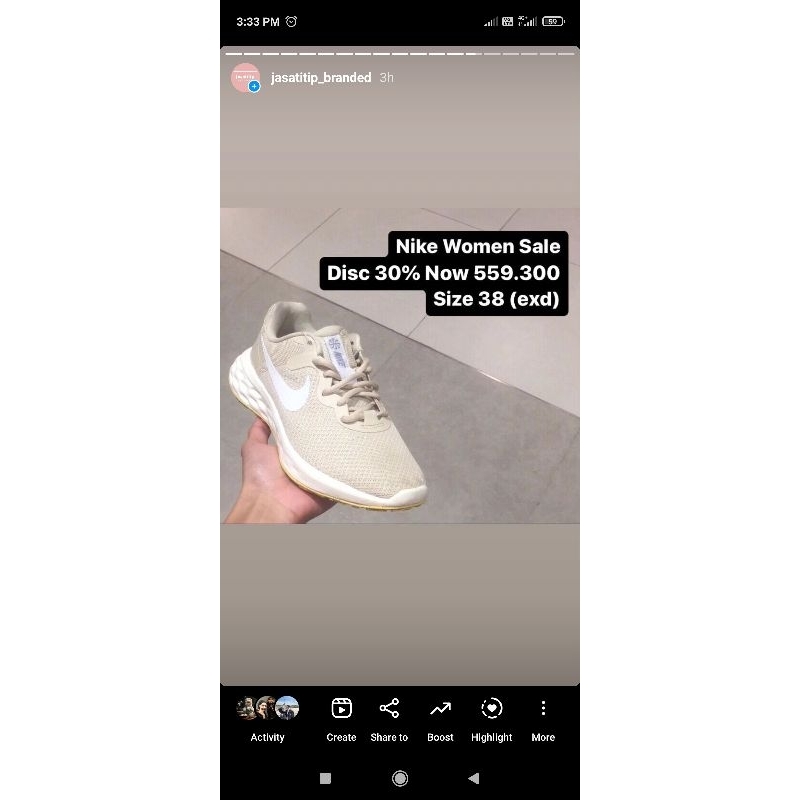 Jastip Nike 38 sepatu