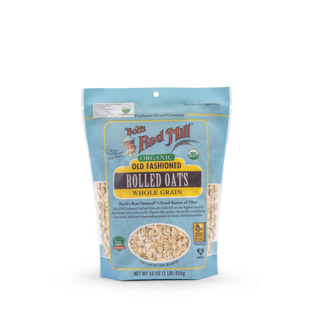 

Bob's Red Mill Organic Old Fashioned Regular Rolled Oat 454 gr
