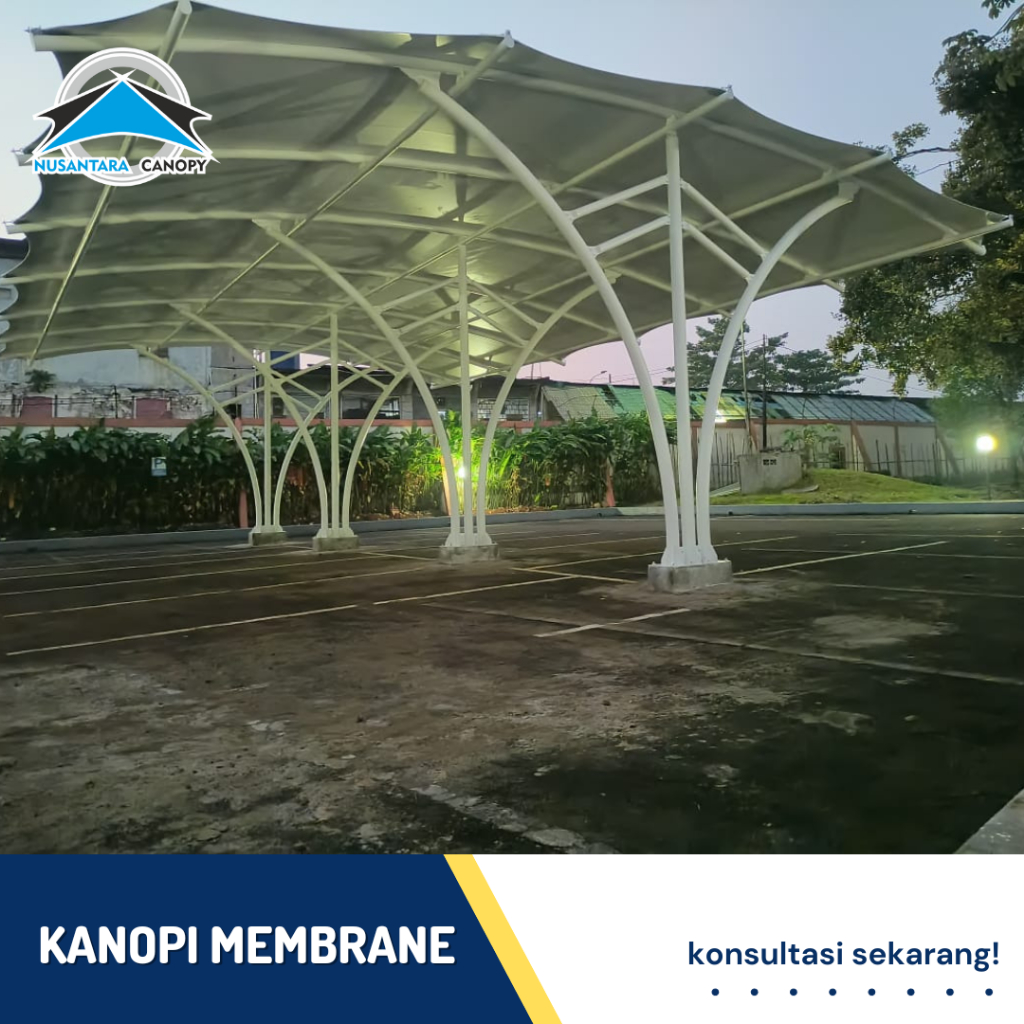 Kanopi membrane jakarta - tenda membrane murah - canopy atap membran bergaransi