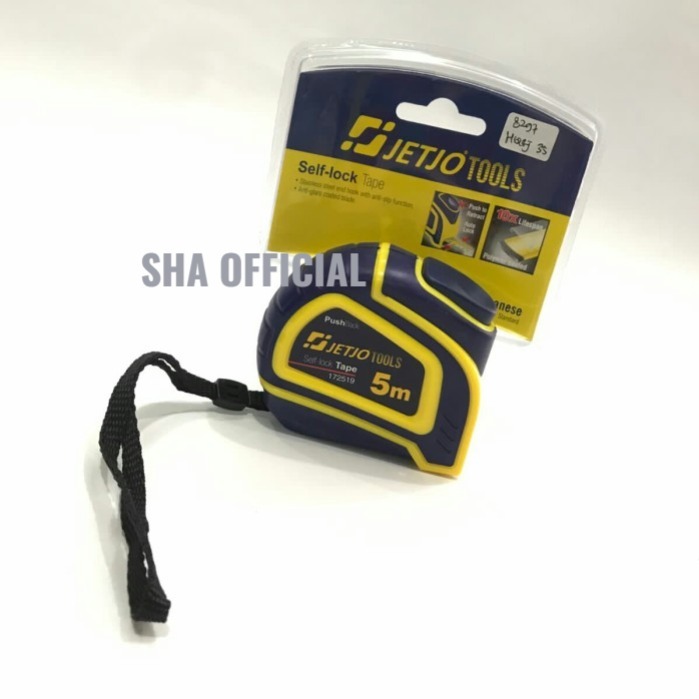 Meteran 5m Self Lock Autostop JETJO TOOLS 172519