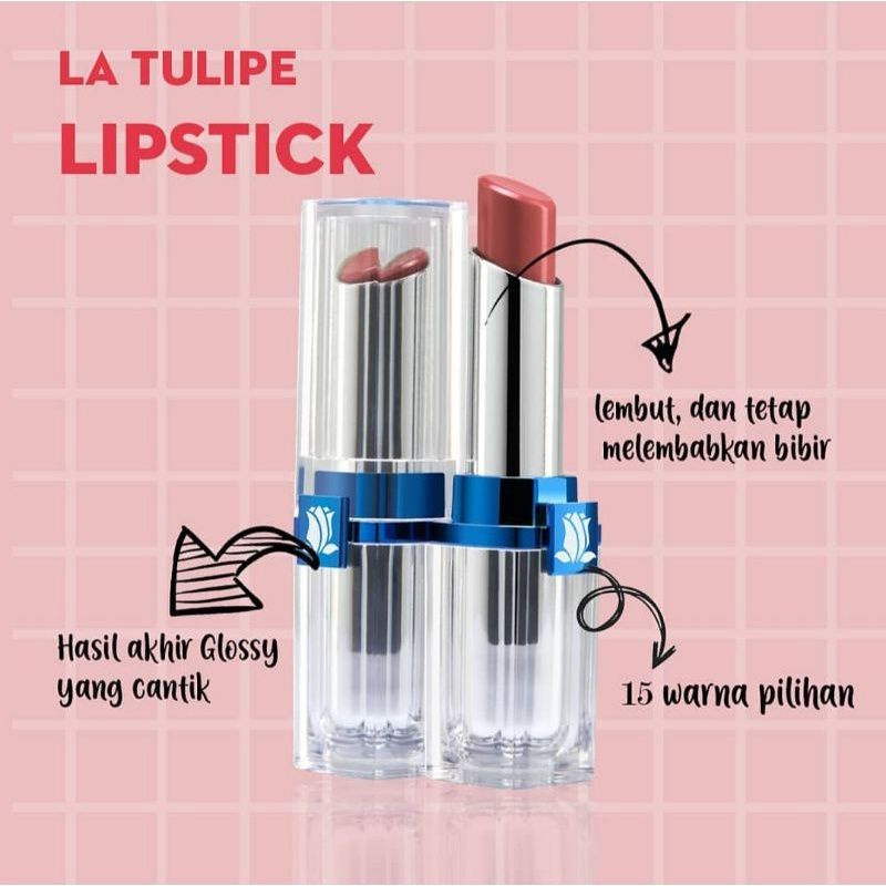 LA TULIPE LIPSTICK MOIST-Kosmetik Bibir > Lipstik