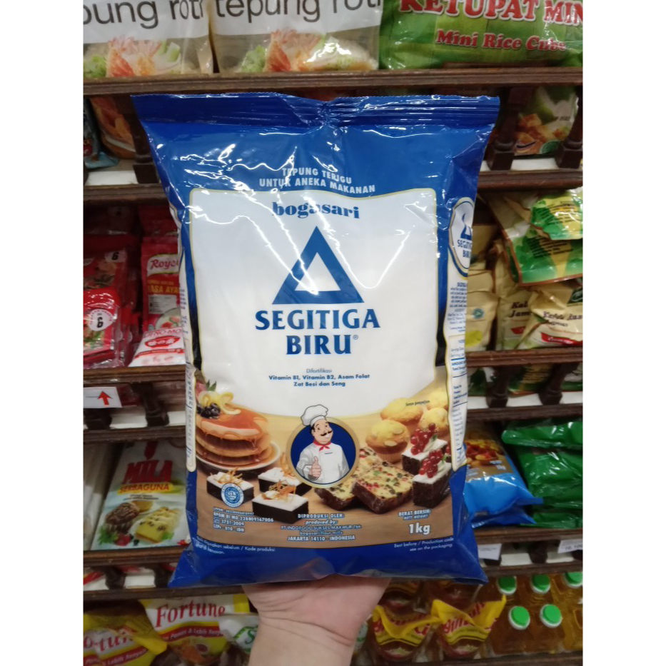 

BOGASARI TEPUNG TERIGU SEGITIGA BIRU PREMIUM 1 kg