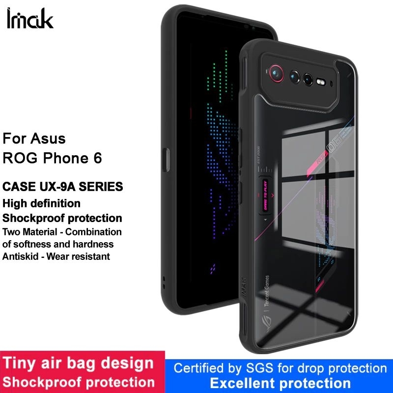 Case Asus Rog 6 Phone IMAK UX-9A ROG6 Hybrid Airbags Casing