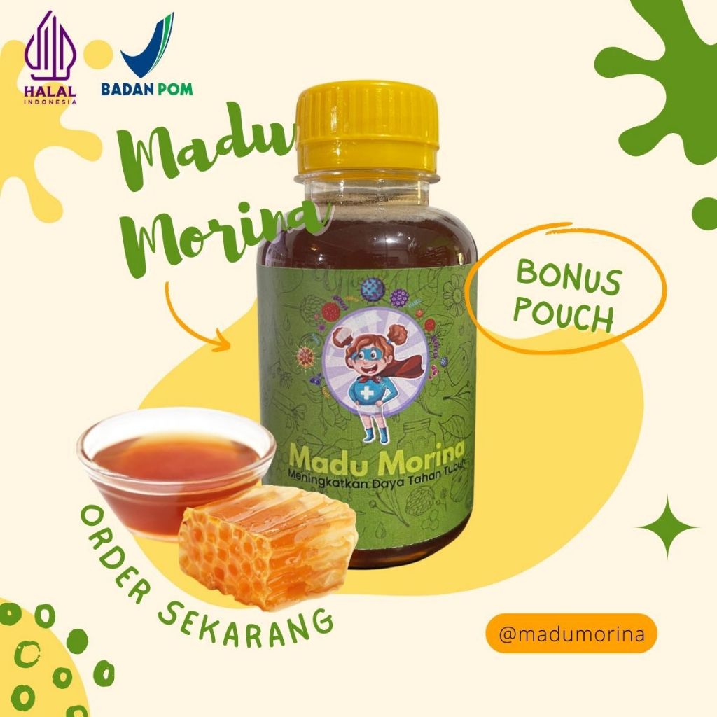 

Madu Anak Morina Untuk Menambah Pertumbuhan Anak/Vitamin Nafsu Makan 180ML