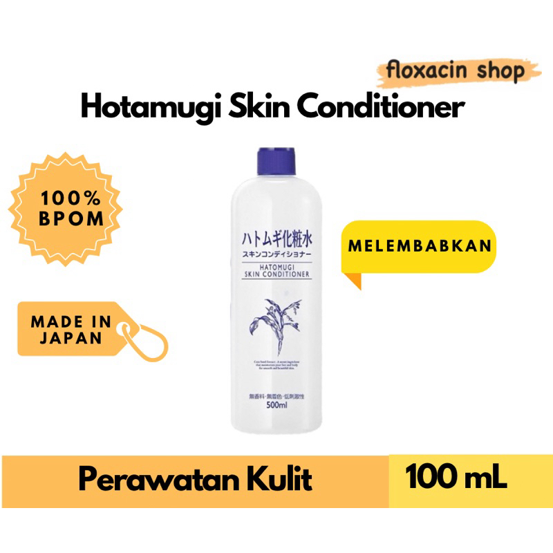 HATOMUGI Skin Conditioner 500ml / Face Toner Jepang original 100%