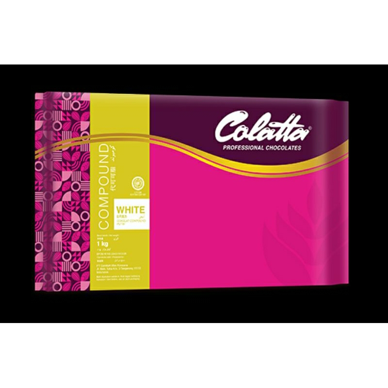 

Colatta White Compound 200gr cokelat putih coklat leleh praline