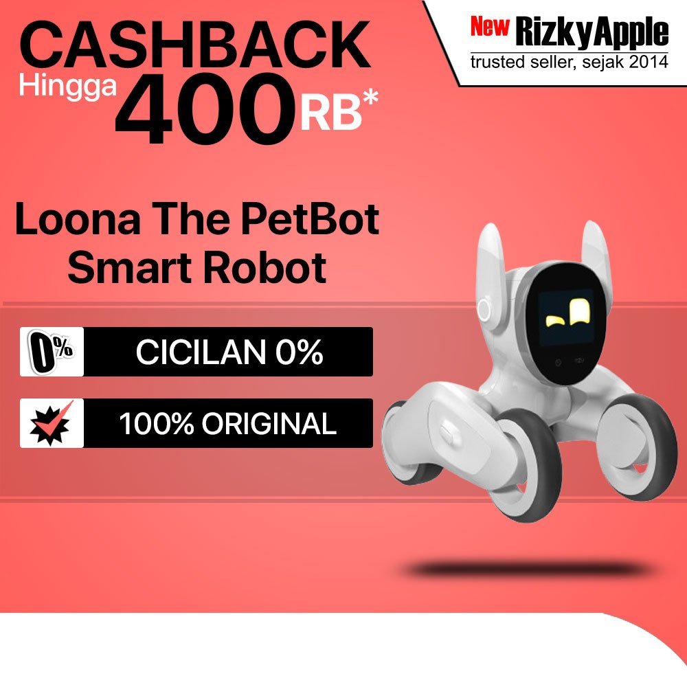 Loona The Petbot Style Basic Smart Robot / Robot Pet / Robot Anjing