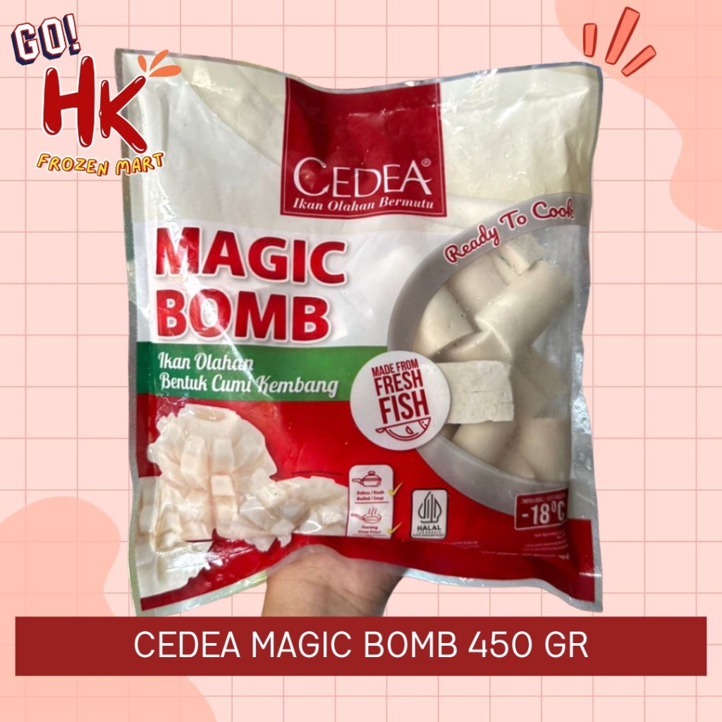 

Cedea Magic Bomb 450gr | kembang cumi flower olahan ikan bentuk siap masak shifudo HK FROZEN MART