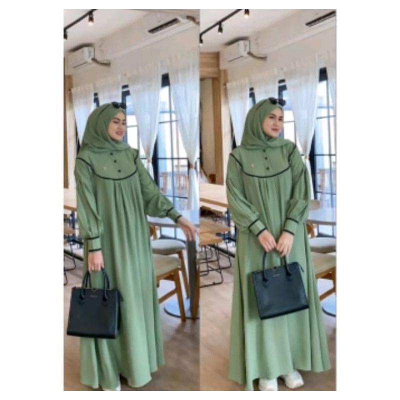 gamis crinkle terbaru,gamis mewah ,gamis full kancing,gamis outer