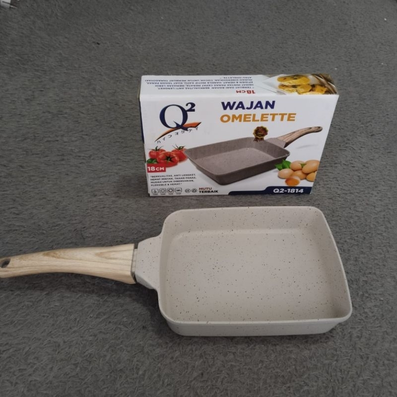 ( BGS )Wajan Omelette Pan Telur Gulung 18 cm