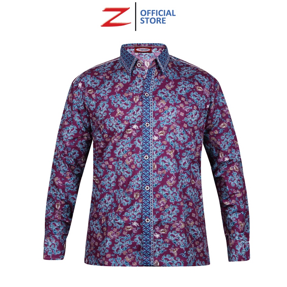 Stock Banyak Zeintin  Baju Batik Couple Pasangan Pria WanitaKemeja Batik Original Zeintin UJ 3