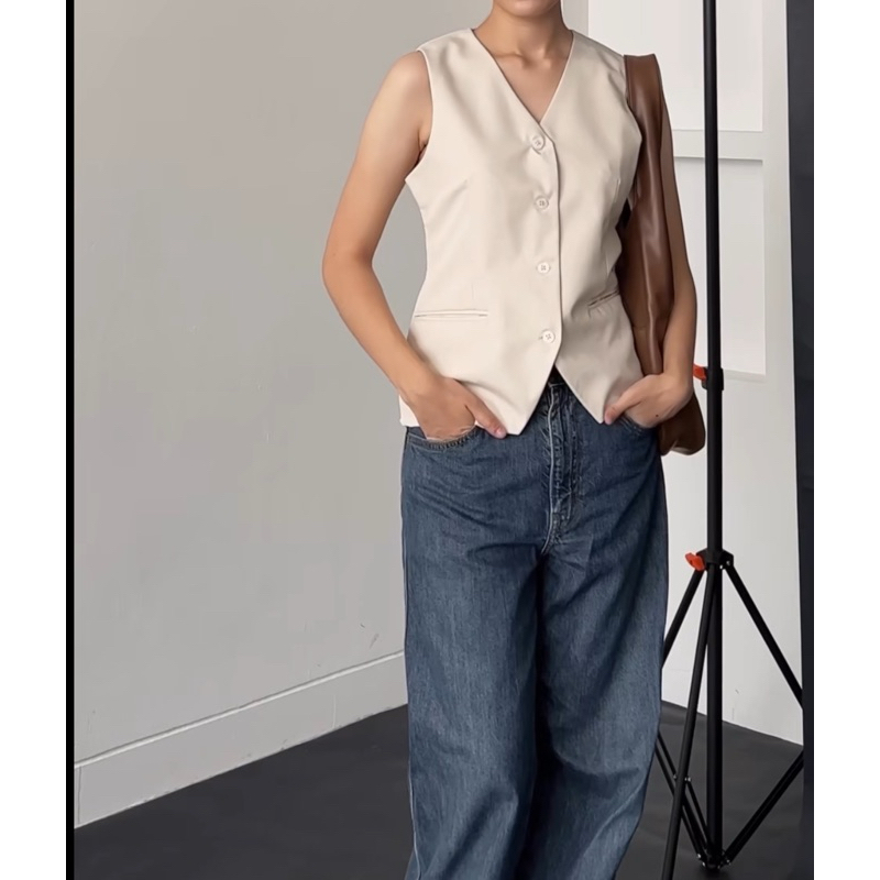 ecinos after vest beige