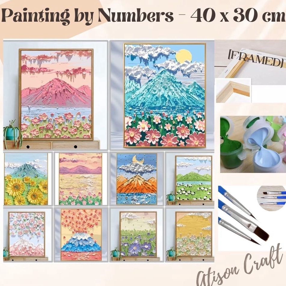

PRODUK TREND FRAMED Paint By Number 4 x 3 cm painting kit 4x3 cm
