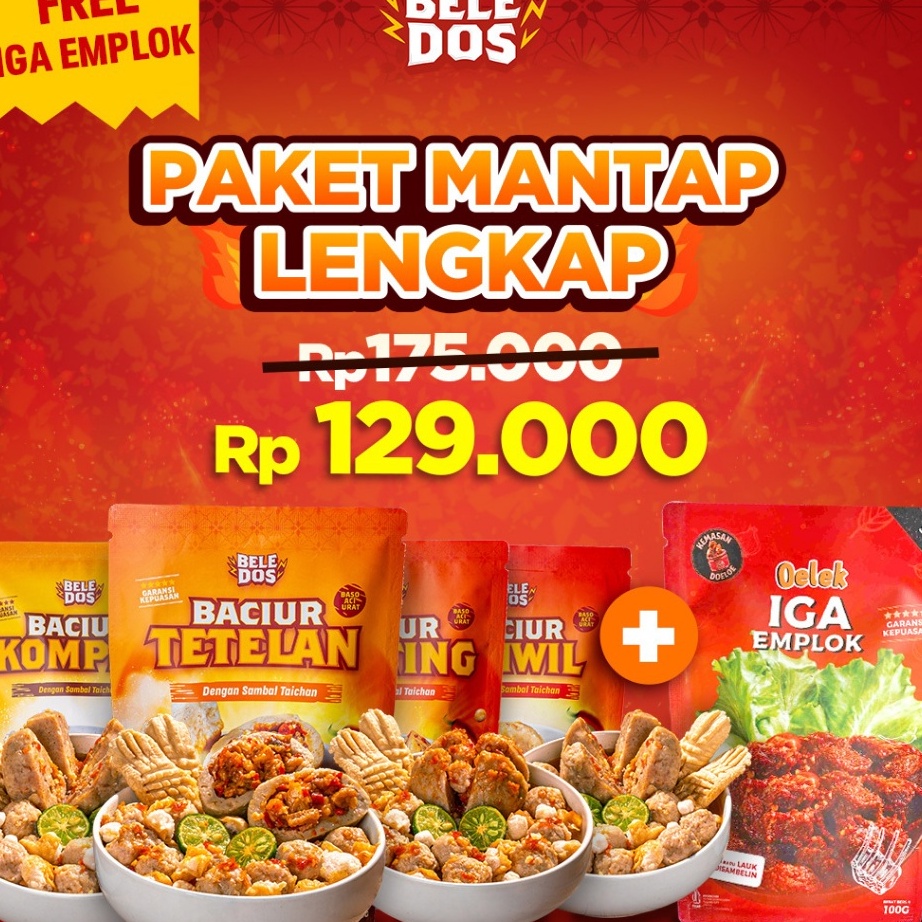 

Stock Banyak Beledos Paket Mantap Lengkap Baciur Komplit Baciur Kriwil Baciur Bunting Baciur Tetelan