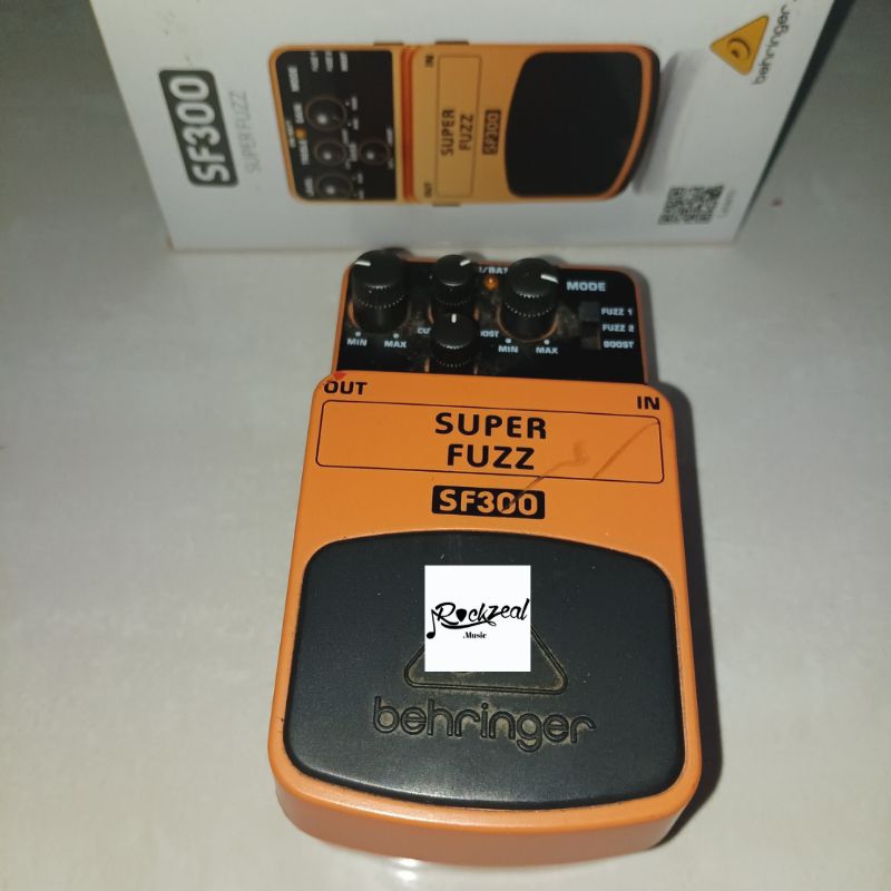 Jual efek gitar bekas berkualitas - Behringer super fuzz pedal