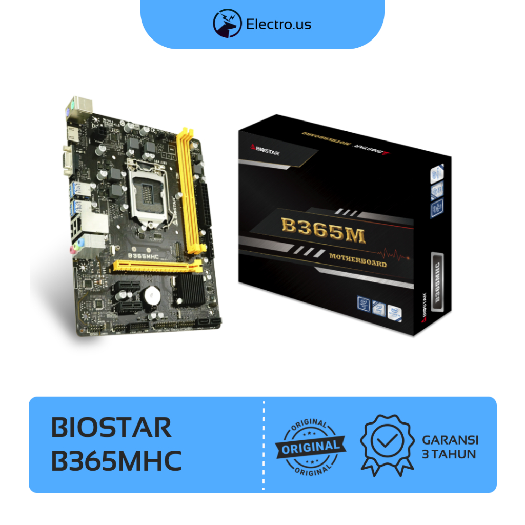 BIOSTAR B365MHC Motherboard Intel B365 LGA1151 DDR4 Micro ATX