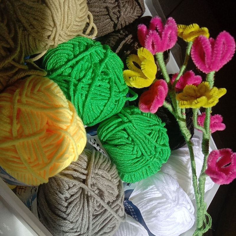 milk cotton yarn benang rajut milk cotton