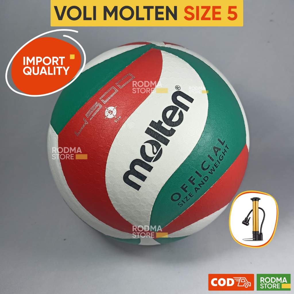 MOLTEN bola voli volleyball volley dewasa molten bisa outdoor maupun indoor bola voli press 4500 500