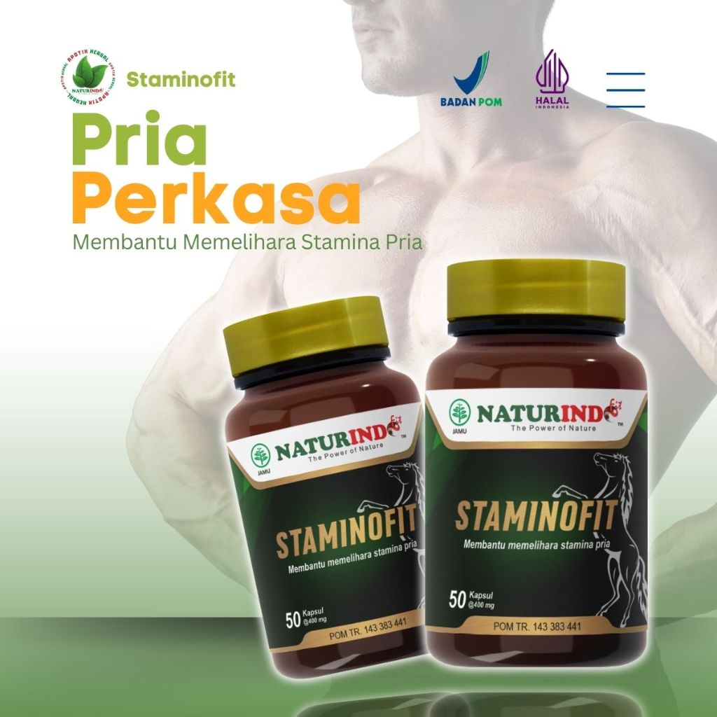Obat Penambah Stamina Pria Staminofit Apotik Herbal Naturindo Menjaga Performa Pria Dewasa