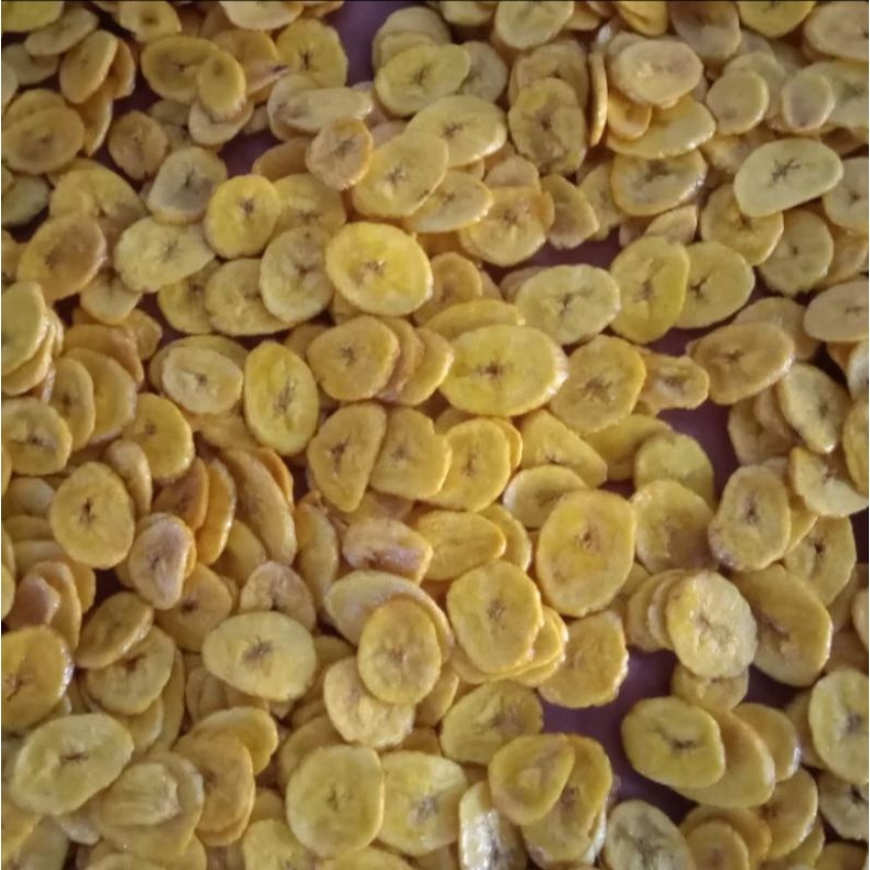 

keripik pisang koin original tanpa rasa berat 200gram khas lampung