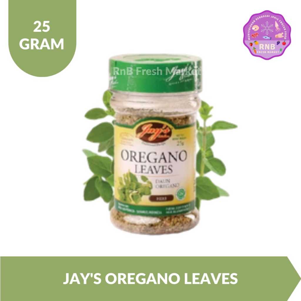 

Jay's Oregano Leaves Netto 25 Gram