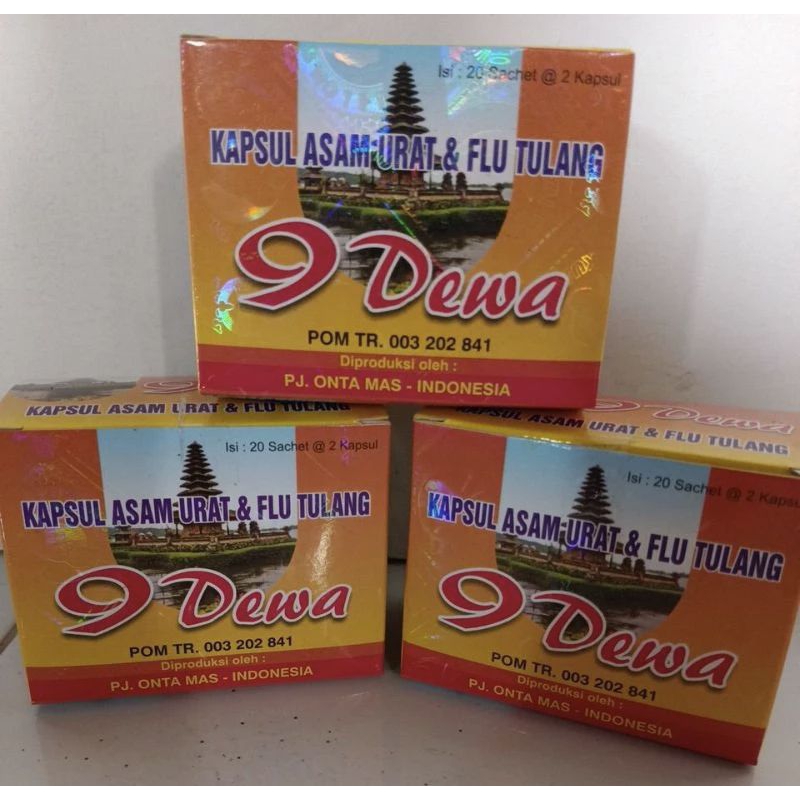 Kapsul Asam Urat 9 Dewa