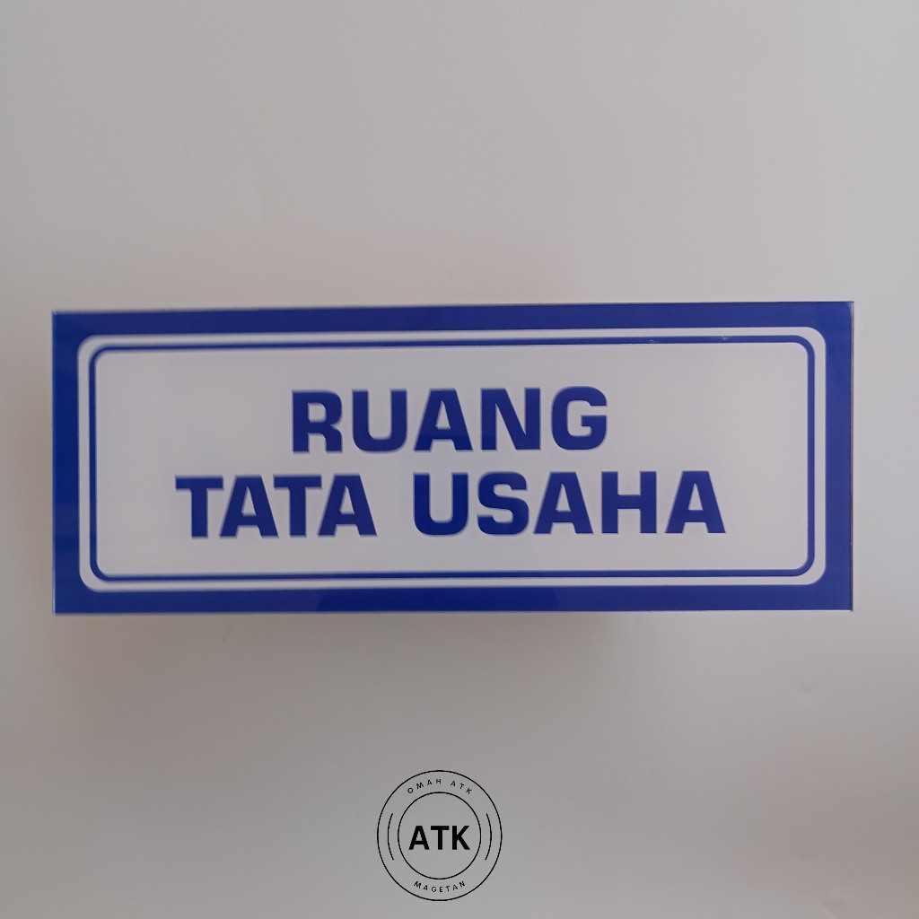 

Akrilik Ruang Tata Usaha - TU Sekolah - Nama Ruang Tata Usaha