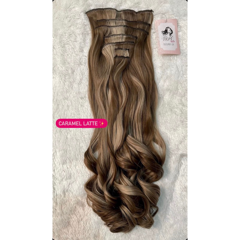 Hairclip 7layer Caramel Latte PREMIUM