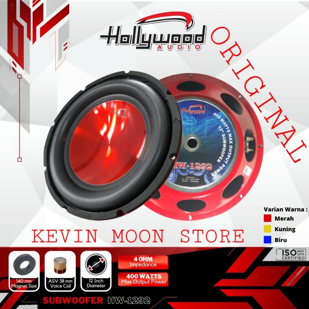 Subwoofer Hollywood 12 inch HW-1292 kualitas bagus